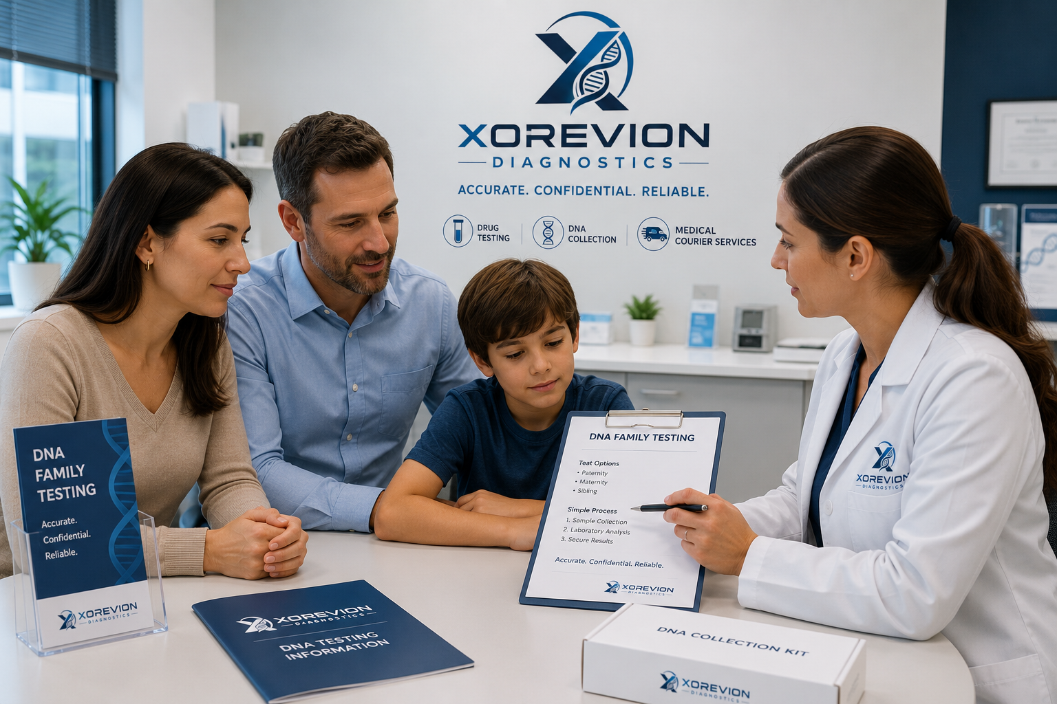 DNA family testing collection